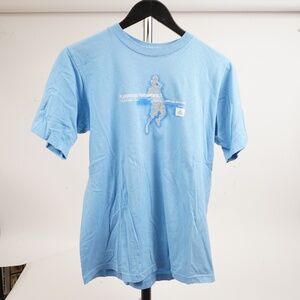 Adidas Light Blue Playground Fundamentals Layups are for Chumps Size XL